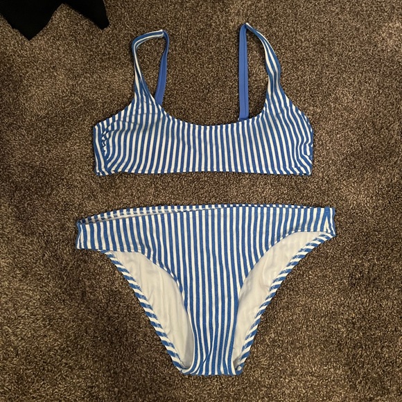 Terry cloth stripe bikini - Picture 1 of 7
